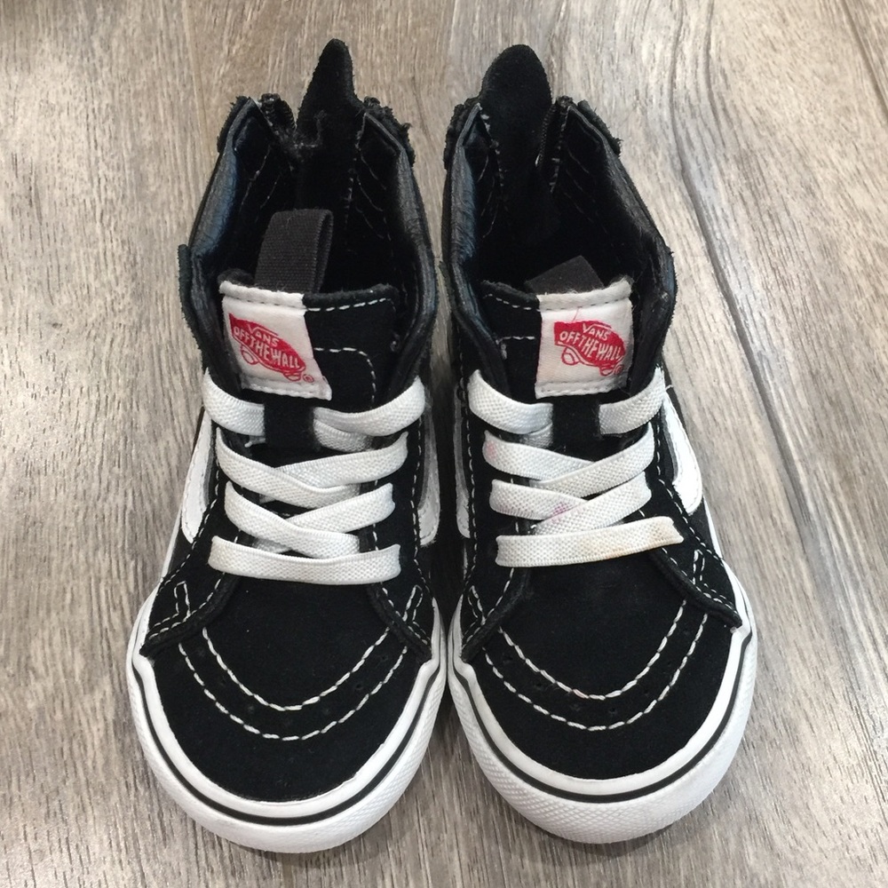 Toddler/ Baby High Top Vans Classic Zipper